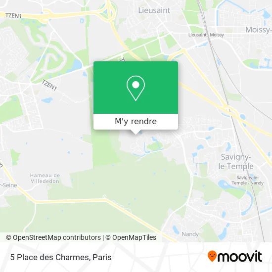 5 Place des Charmes plan