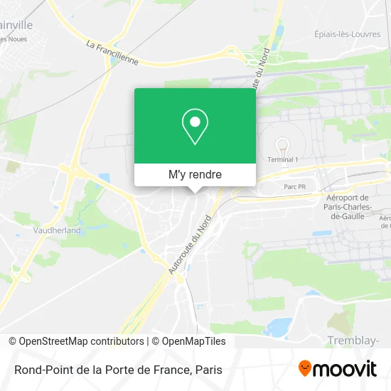Rond-Point de la Porte de France plan