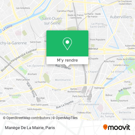 Manège De La Mairie plan