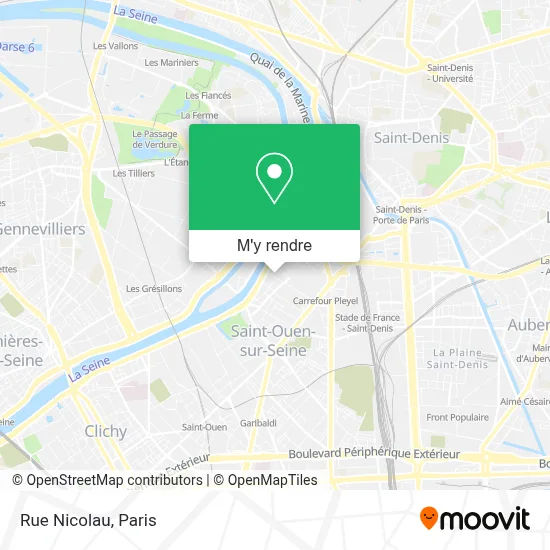 Rue Nicolau plan