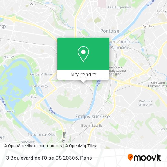 3 Boulevard de l’Oise CS 20305 plan