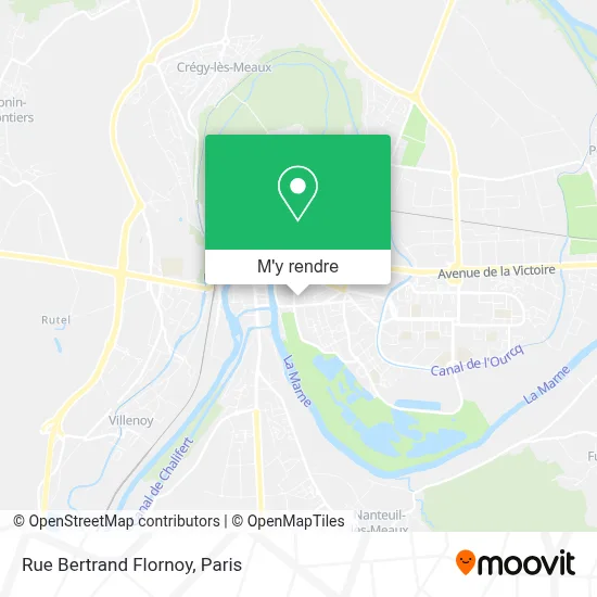 Rue Bertrand Flornoy plan