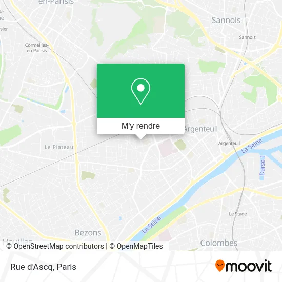 Rue d'Ascq plan