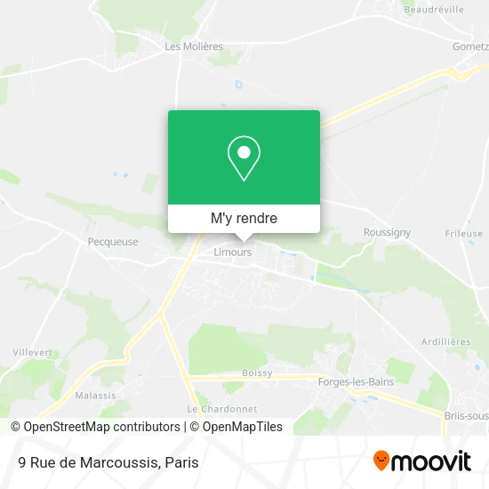 9 Rue de Marcoussis plan