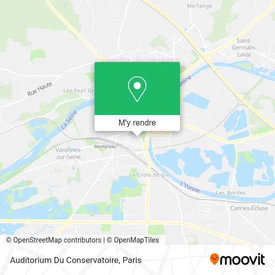 Auditorium Du Conservatoire plan