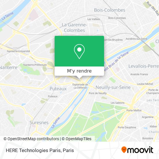 HERE Technologies Paris plan