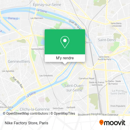 Nike Factory Store plan