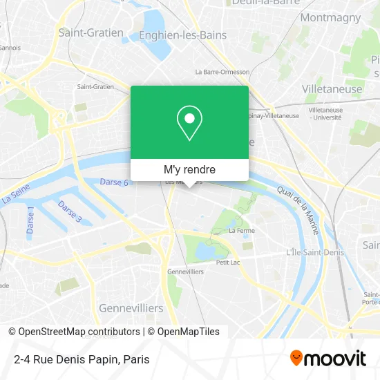 2-4 Rue Denis Papin plan