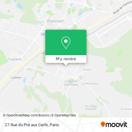 27 Rue du Pré aux Cerfs plan