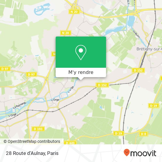 28 Route d'Aulnay plan