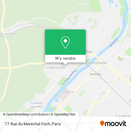 77 Rue du Maréchal Foch plan