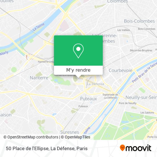 50 Place de l'Ellipse, La Défense plan