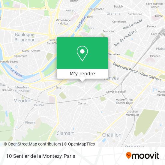 10 Sentier de la Montezy plan