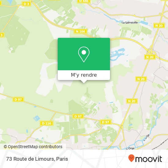 73 Route de Limours plan