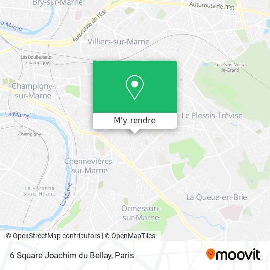 6 Square Joachim du Bellay plan