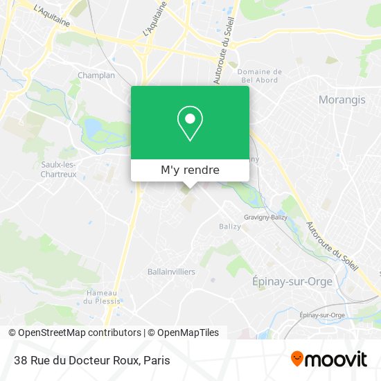 38 Rue du Docteur Roux plan