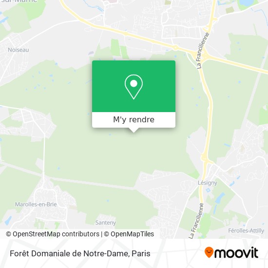 Forêt Domaniale de Notre-Dame plan