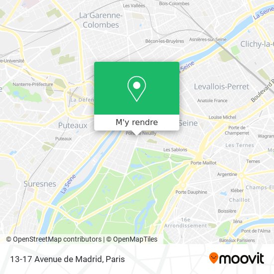 13-17 Avenue de Madrid plan