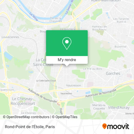 Rond-Point de l'Étoile plan