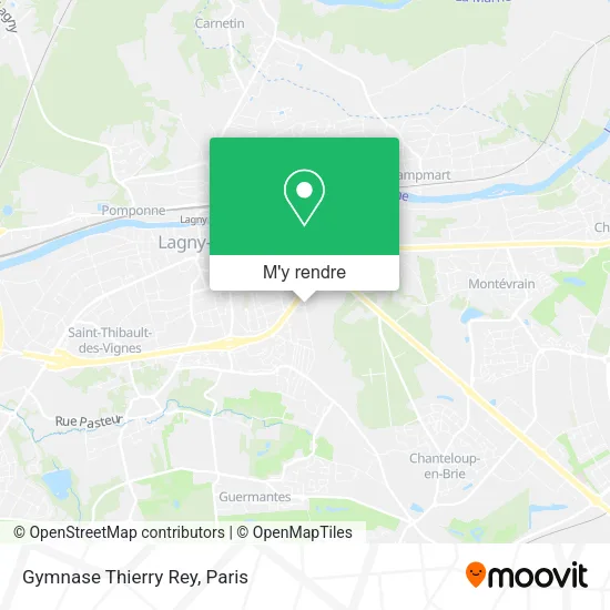 Gymnase Thierry Rey plan
