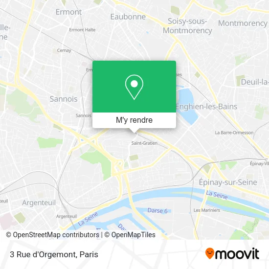 3 Rue d'Orgemont plan