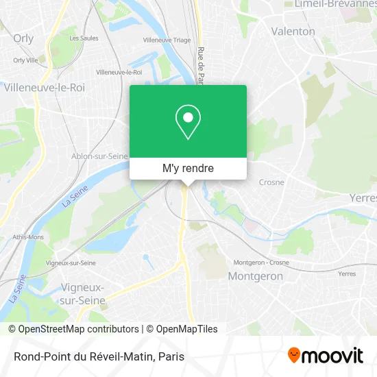 Rond-Point du Réveil-Matin plan