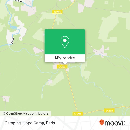 Camping Hippo Camp plan