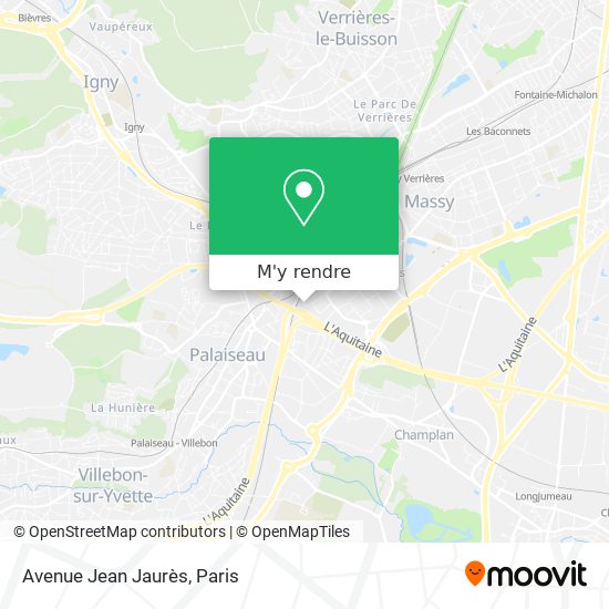 Avenue Jean Jaurès plan