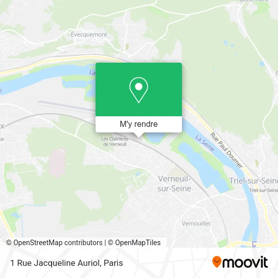1 Rue Jacqueline Auriol plan