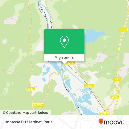 Impasse Du Martinet plan