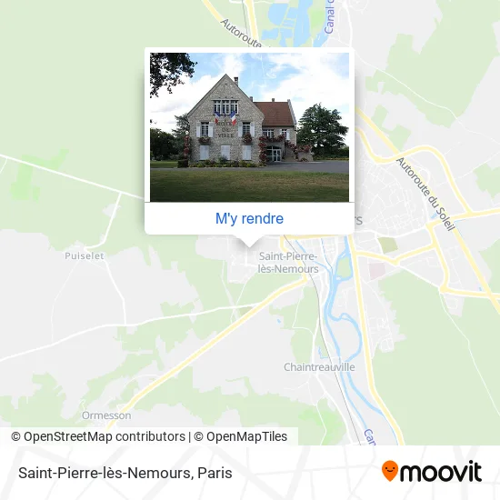Saint-Pierre-lès-Nemours plan