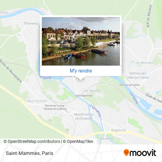 Saint-Mammès plan