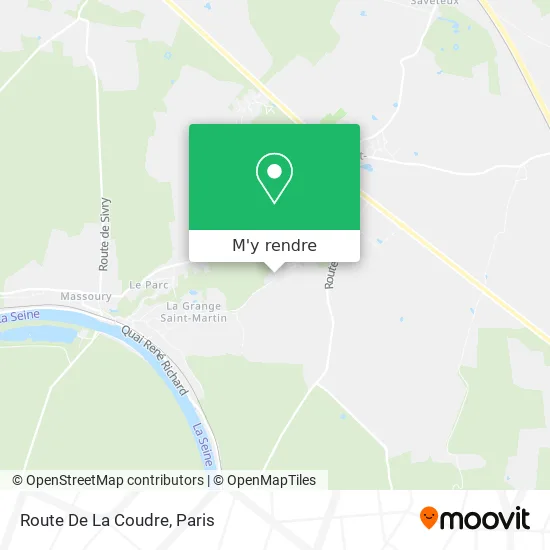 Route De La Coudre plan