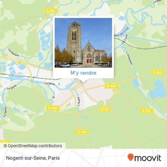 Nogent-sur-Seine plan