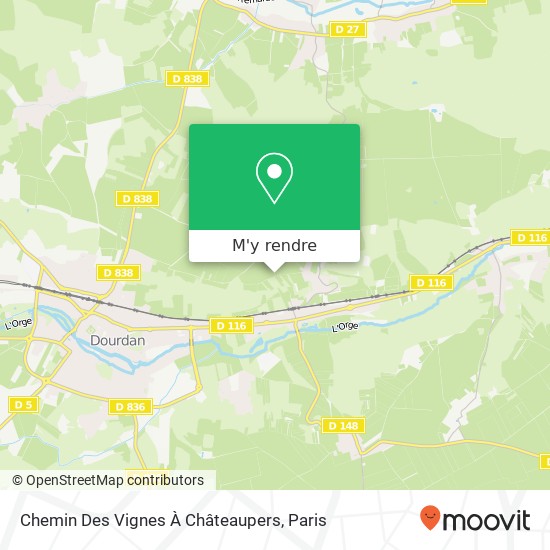 Chemin Des Vignes À Châteaupers plan