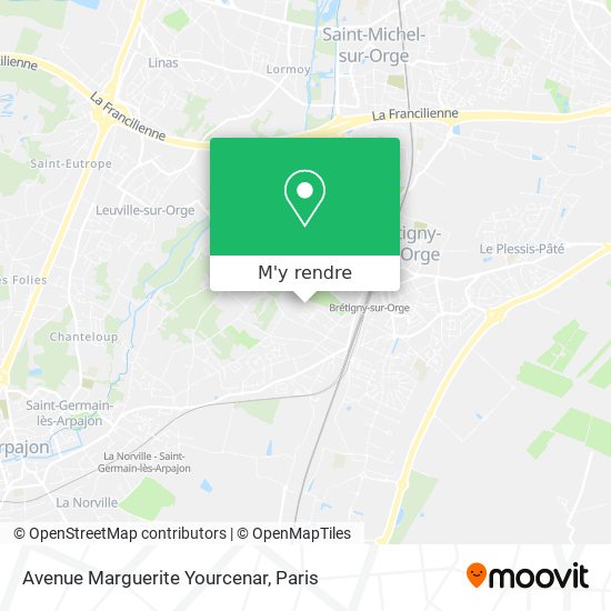 Avenue Marguerite Yourcenar plan