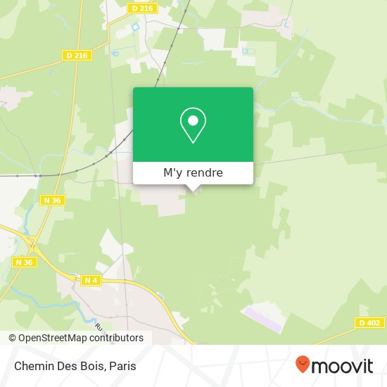 Chemin Des Bois plan