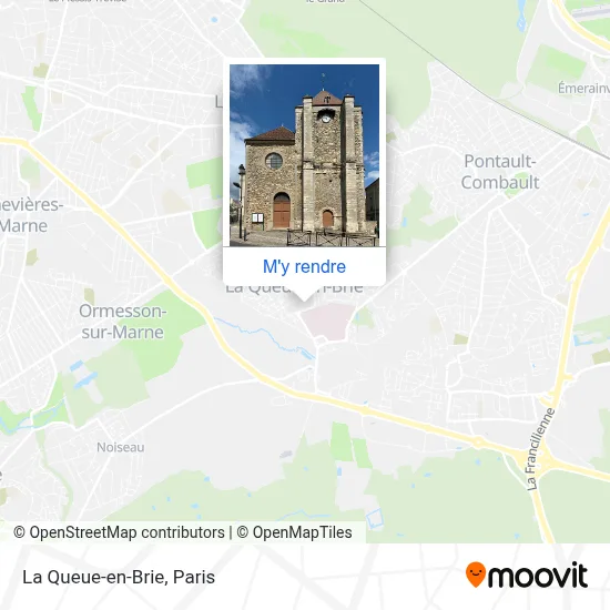 La Queue-en-Brie plan