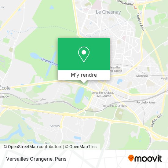 Versailles Orangerie plan