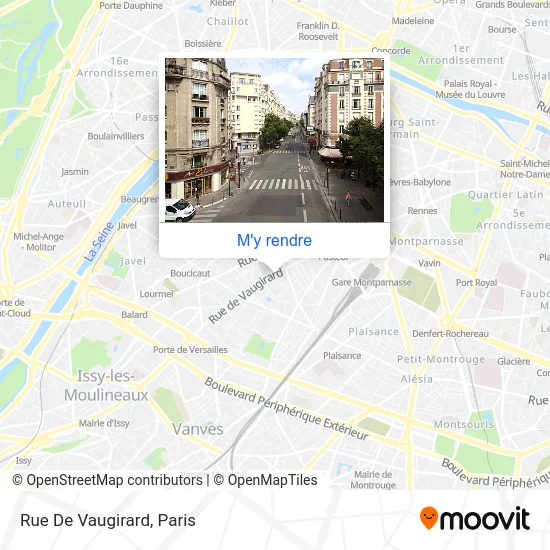 Rue De Vaugirard plan