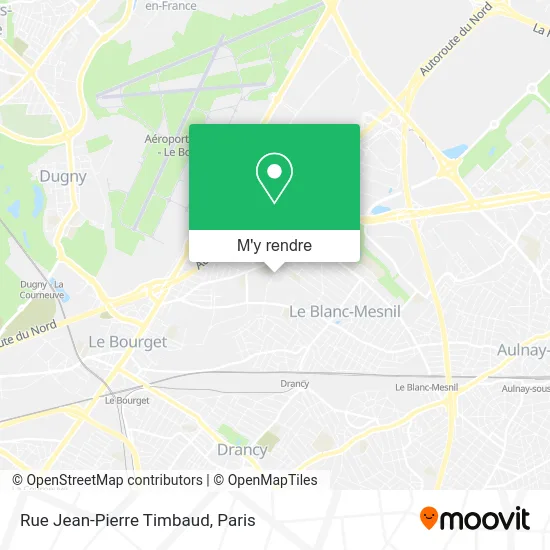 Rue Jean-Pierre Timbaud plan