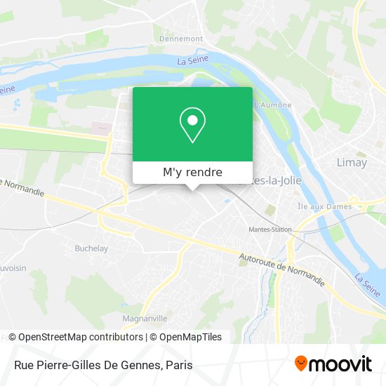 Rue Pierre-Gilles De Gennes plan