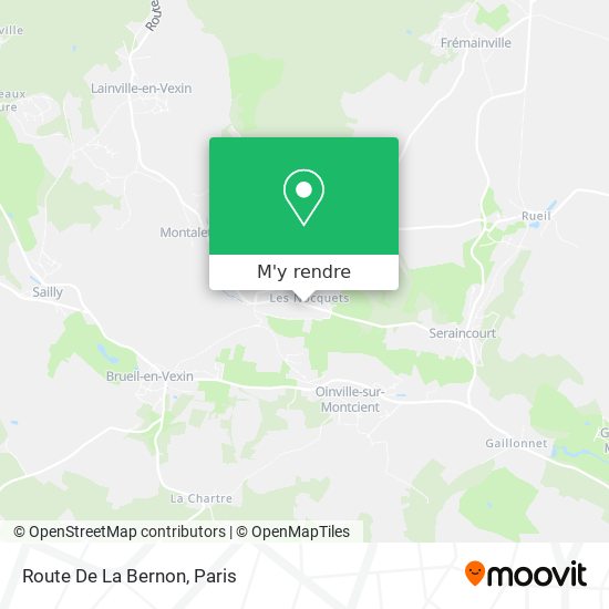 Route De La Bernon plan