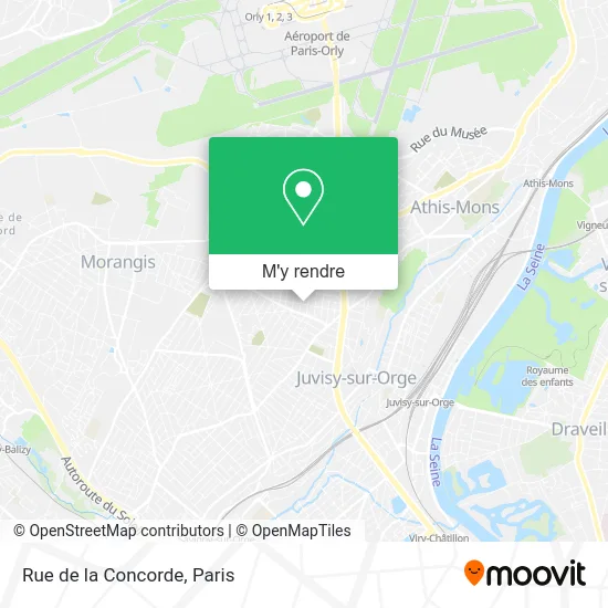 Rue de la Concorde plan