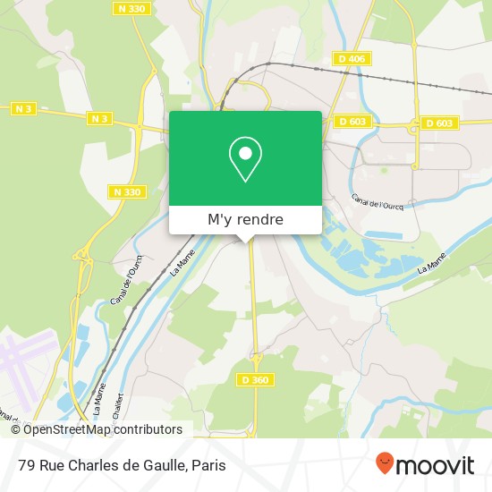 79 Rue Charles de Gaulle plan