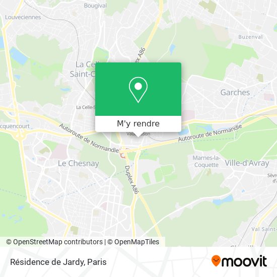 Résidence de Jardy plan