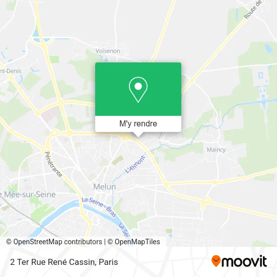 2 Ter Rue René Cassin plan