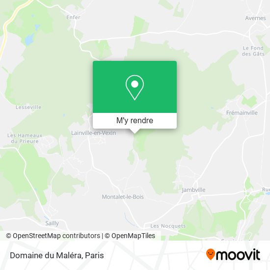 Domaine du Maléra plan