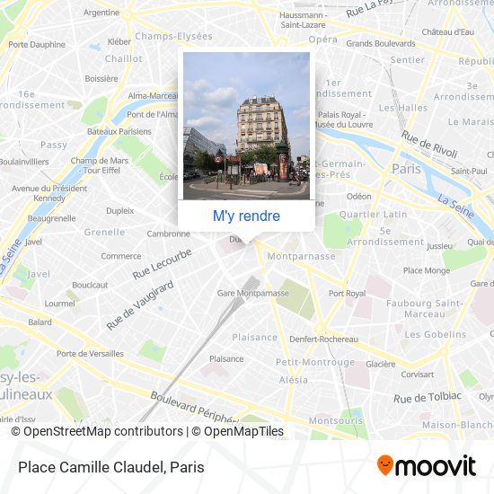 Place Camille Claudel plan