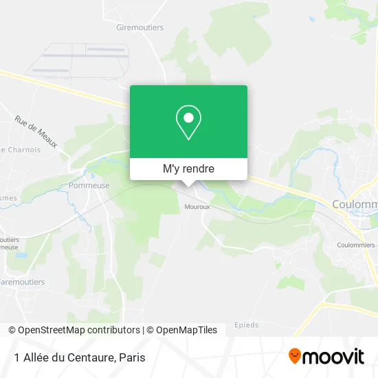 1 Allée du Centaure plan
